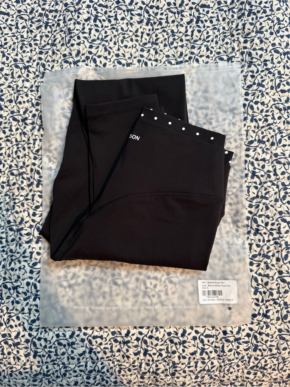Liaison Layered Sculpt Pant- Polka Dots